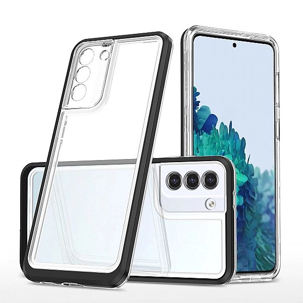 Clear 3in1 etui do Samsung Galaxy S22+ (S22 Plus) żelowy pokrowiec z r