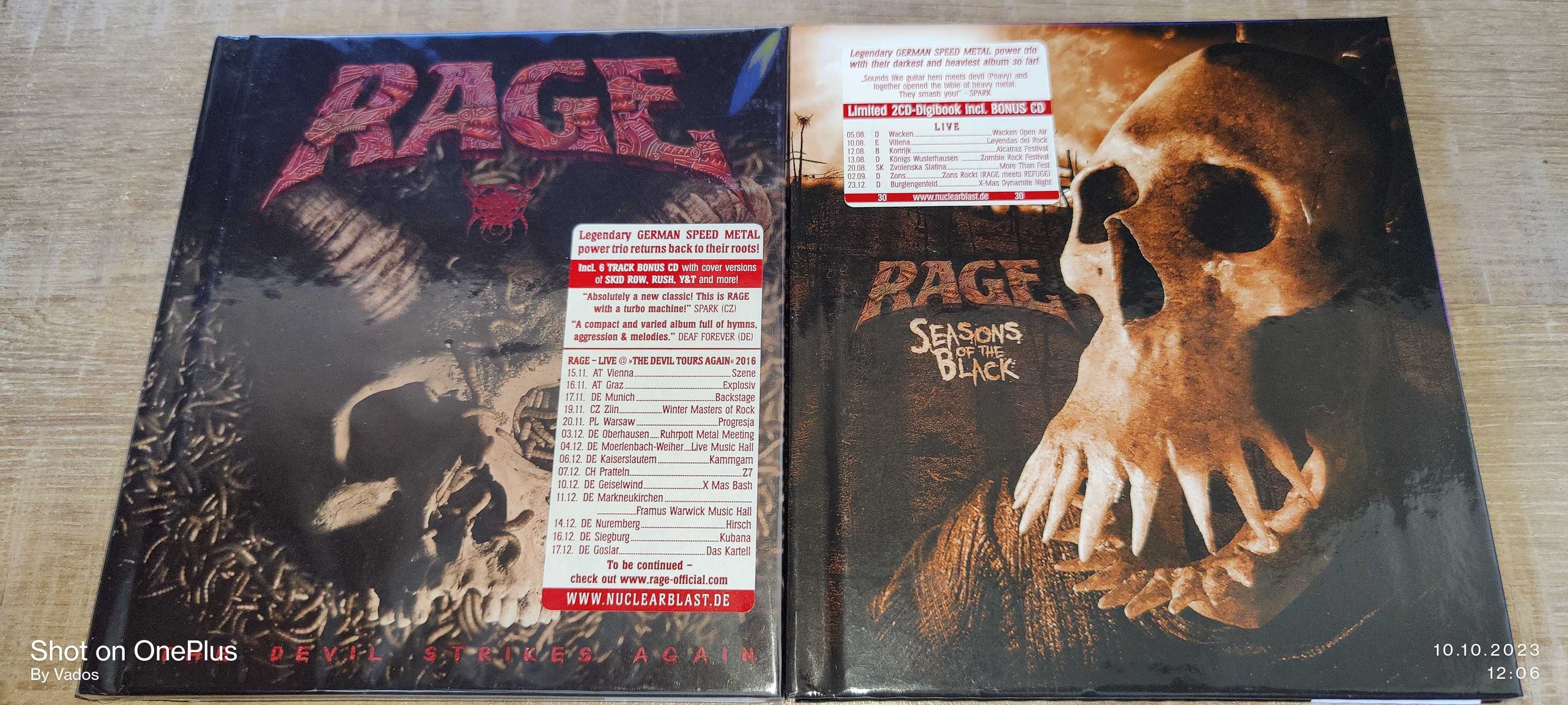 Фирменные CD Ozzy Osbourne,Philip H. Anselmo,Rage,RHCP,Rage