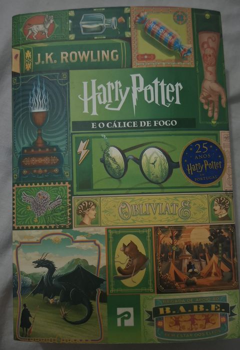 Harry Potter e o Cálice de Fogo de J.K. Rowling.