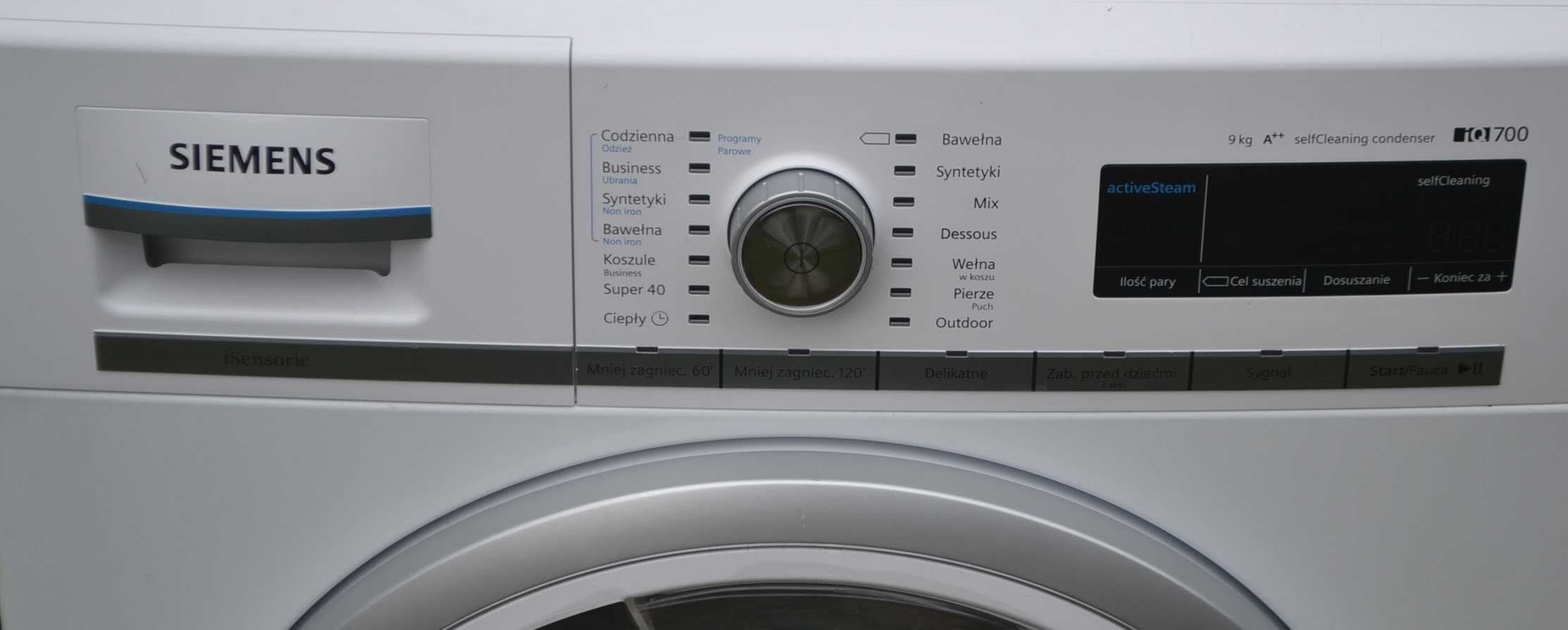 Suszarka kondensacyjna SIEMENS IQ700. Pompa Ciepła Gwarancja Transport
