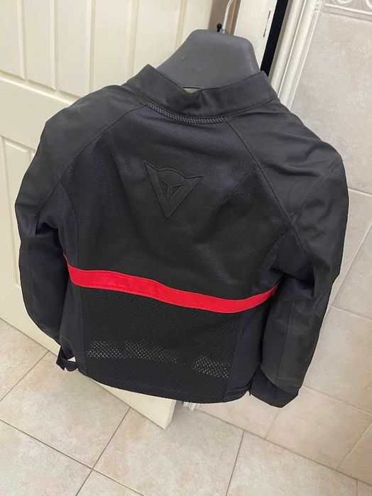 Casaco DAINESE Ribelle Air Tex Lady Black / Lava-Red