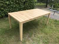 Stół ogrodowy drewniany, solidny, drewno bukowe, stół do ogrodu