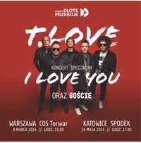 2 bilety na koncert T.Love (płyta) - Katowice 26.05.24