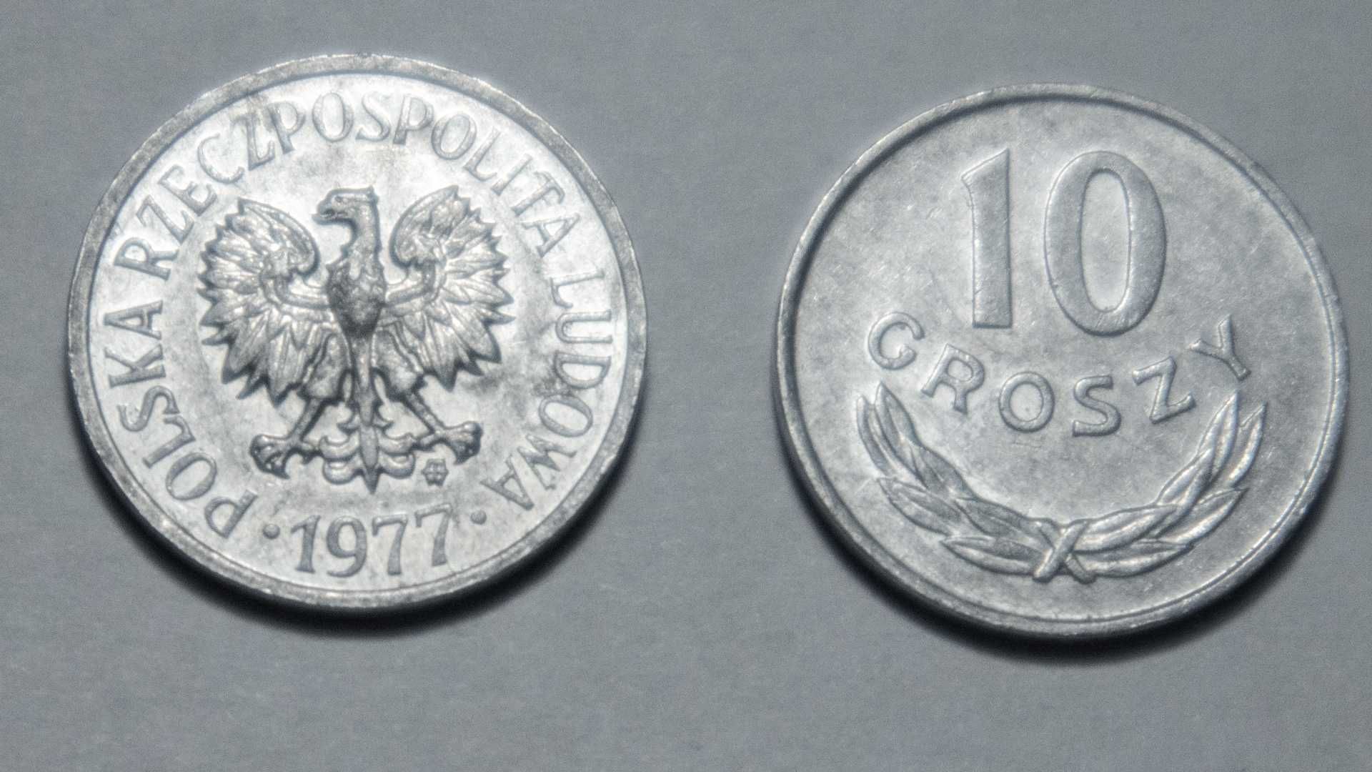 Moneta PRL 10 groszy stan obiegowy (10 gr.)