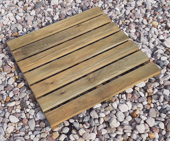 Drewniany podest ogrodowy 50cm x 50cm x 3,2cm