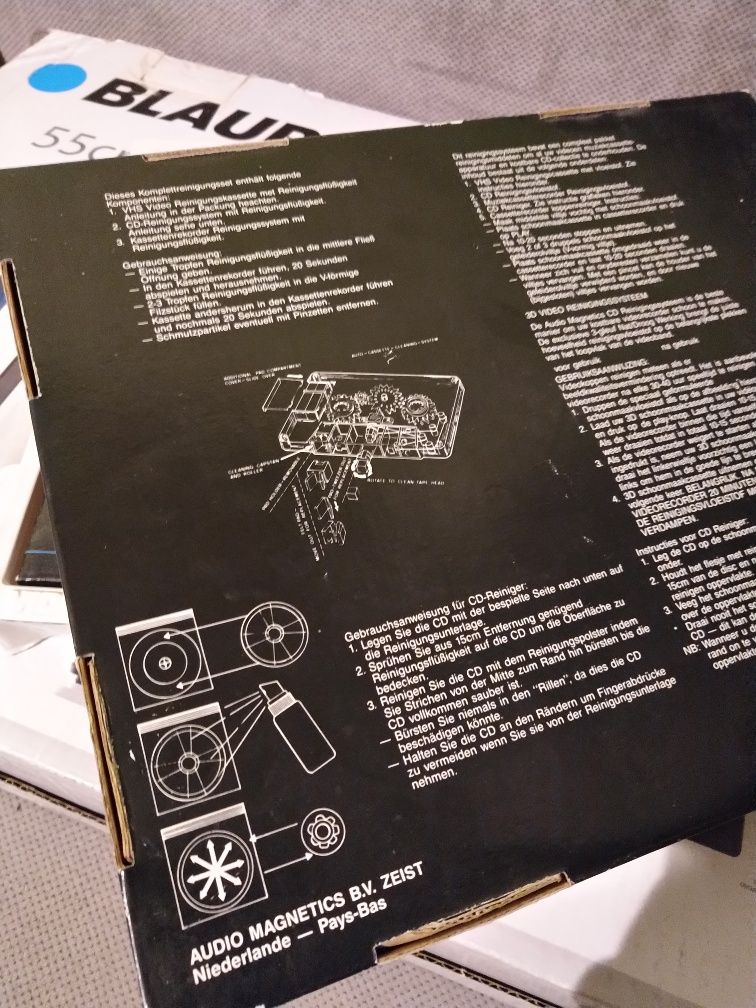 Kaseta czyszcząca VHS zestaw