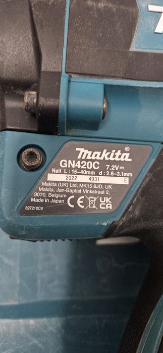 Gwoździarka Makita GN420C do betonu gazowa