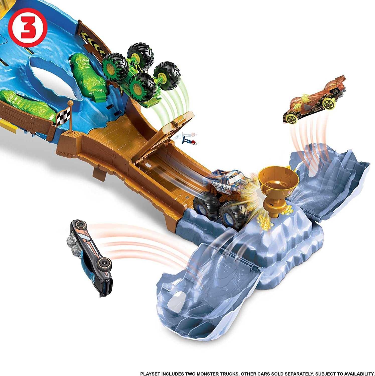 Хот Вілс Перегони титанів Hot Wheels Monster Trucks HJG32 HGV12