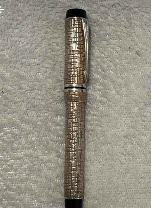 Caneta Parker duofold presidential esparto sterling silver