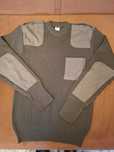 Sweter wojskowy kolor khaki