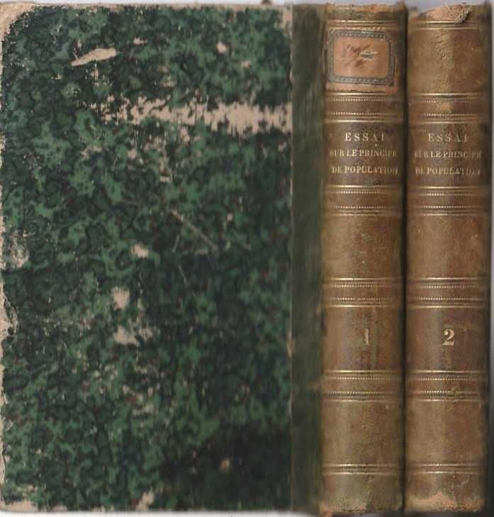 Essai sur le principe de population – 2 volumes-Thomas Malthus