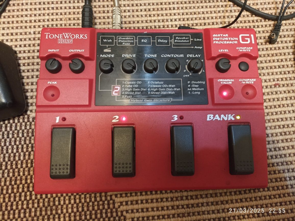 Toneworks Korg G1 processador guitarra