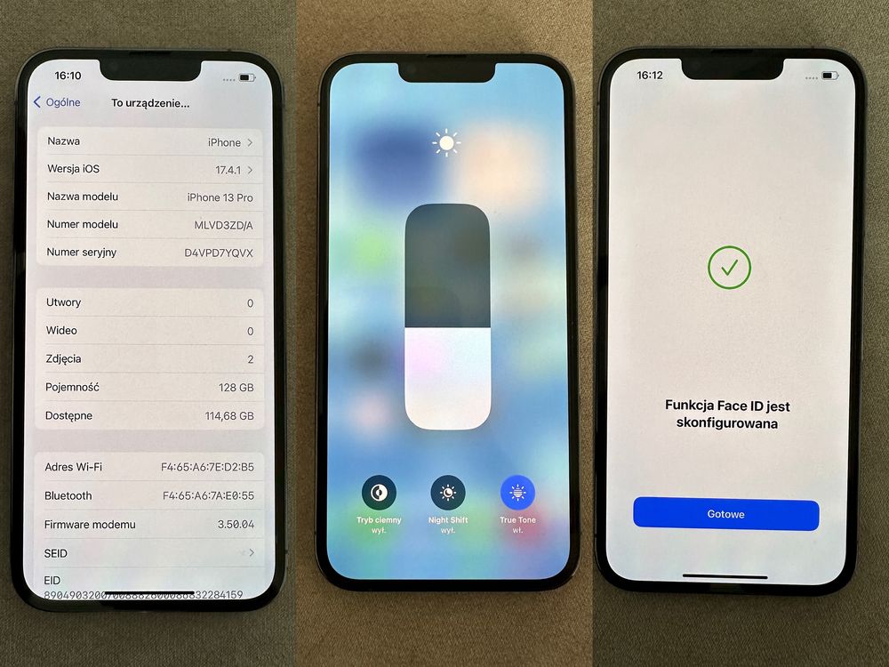 iPhone 13 Pro Błękitny Sierra Blue 128GB Ładny komplet MagSafe bat 94%