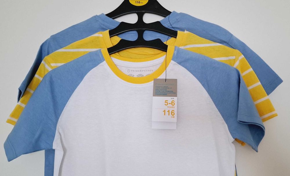 Conjunto de 3 T-Shirt´s (Novo):Tam 5-6 Anos