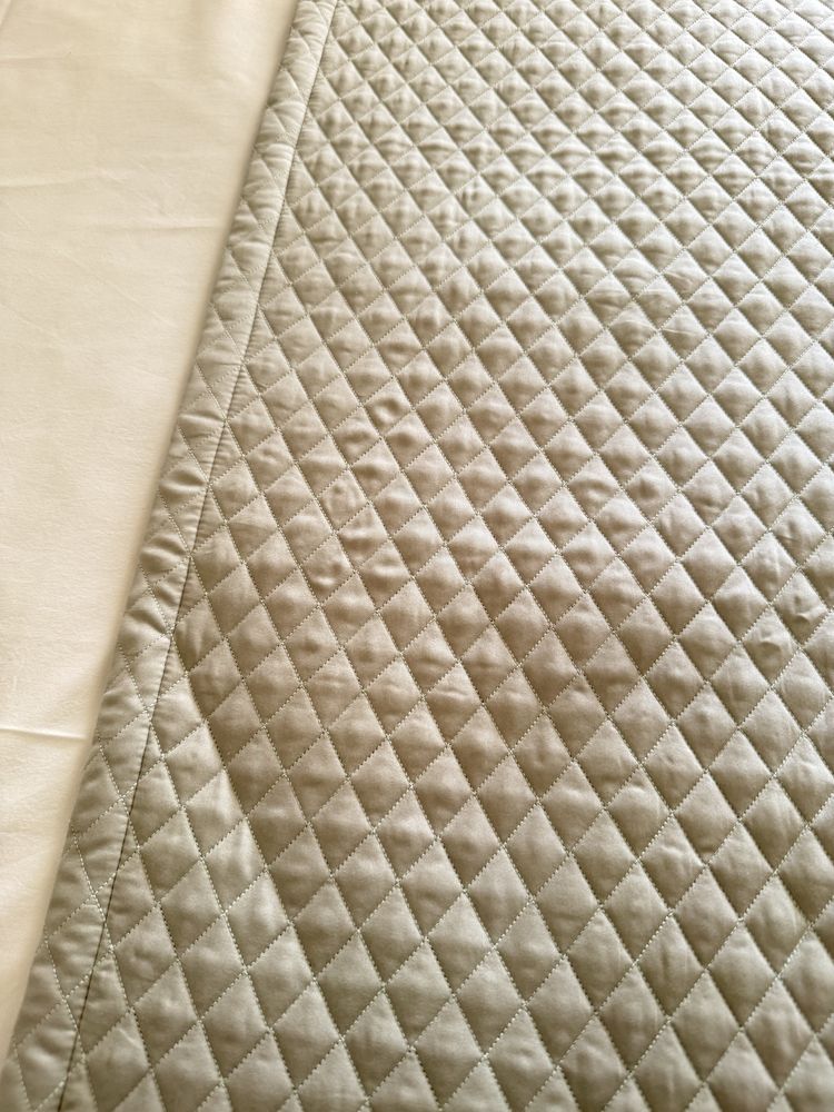 Tapa pés verde água 100% algodão egipcío Frette