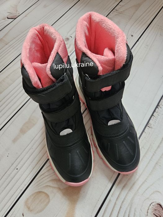 Pepperts 37 р термо чоботи на дівчинку зимові черевики