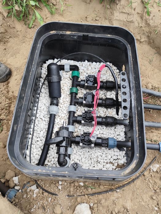 Automatyczne Nawodnienie Ogrodu Trawa z Rolki  Zakładanie Ogrodów