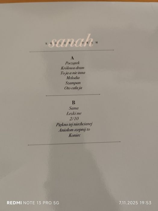 Płyta winylowa Sanach