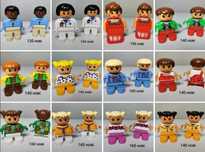 Lego Duplo детали оригинал. Куст, зонт, человечки, батут, прозрачный
