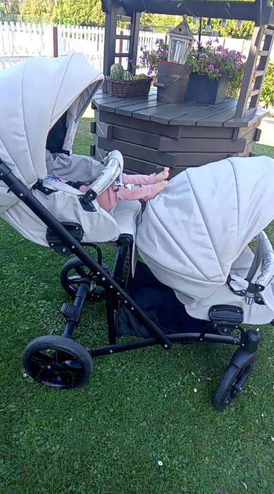 Sprzedam wózek bliźniaczy 3w1