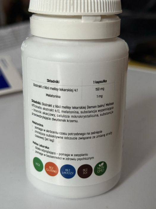 Melatonina 1mg i melisa lekarska 150mg vege