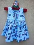 Vestido azul claro da Baby Cool