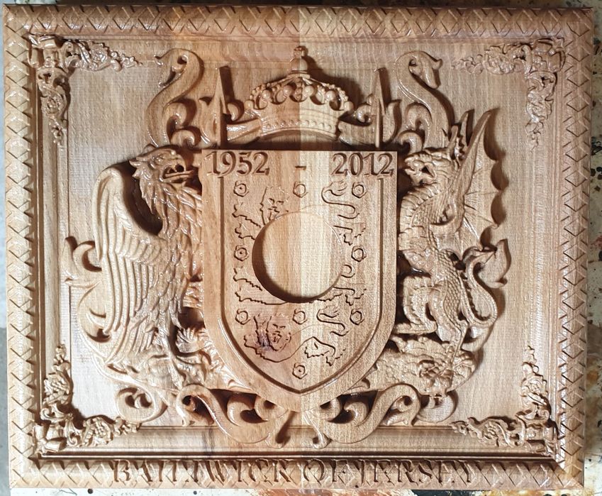 Колекційна монета 50p Jersey Джерсі 2011 в дерев'яному оздобленні.