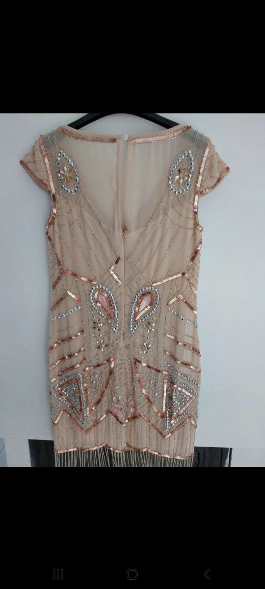 Frock and Frill bogato zdobiona sukienka S/M