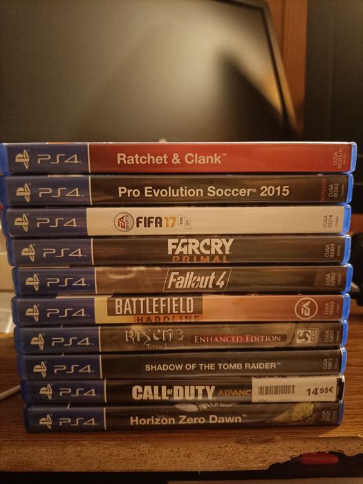 Lote de 10 jogos para PlayStation 4