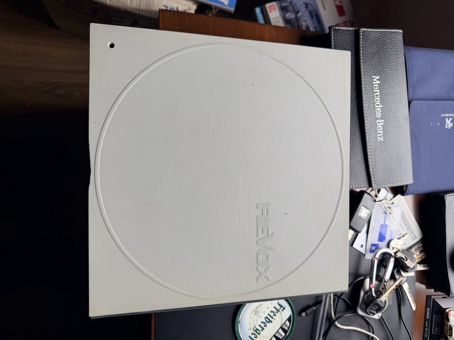 Aluminiowa szpula Revox 26.5 cm z pudełkiem