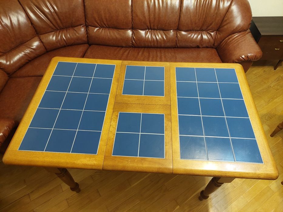 Стіл розкладний прямокутний з 4 стільцями