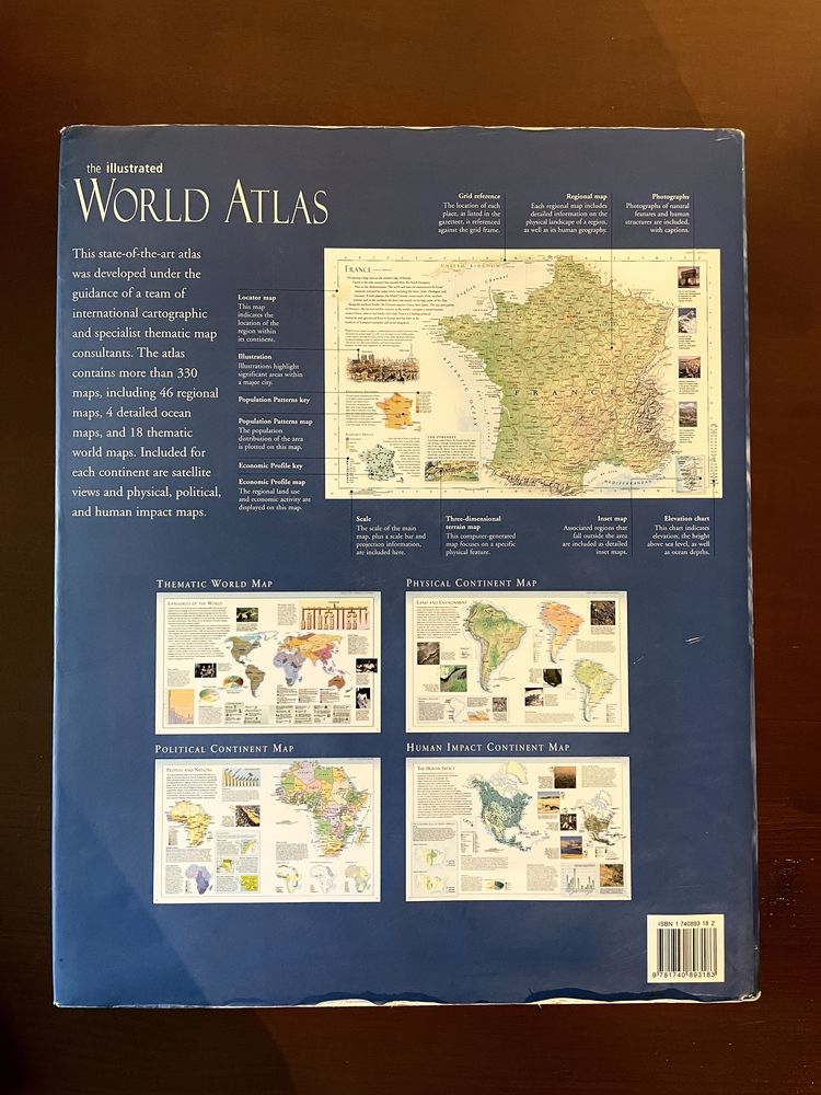 World Atlas | Livro Grande de Capa Dura