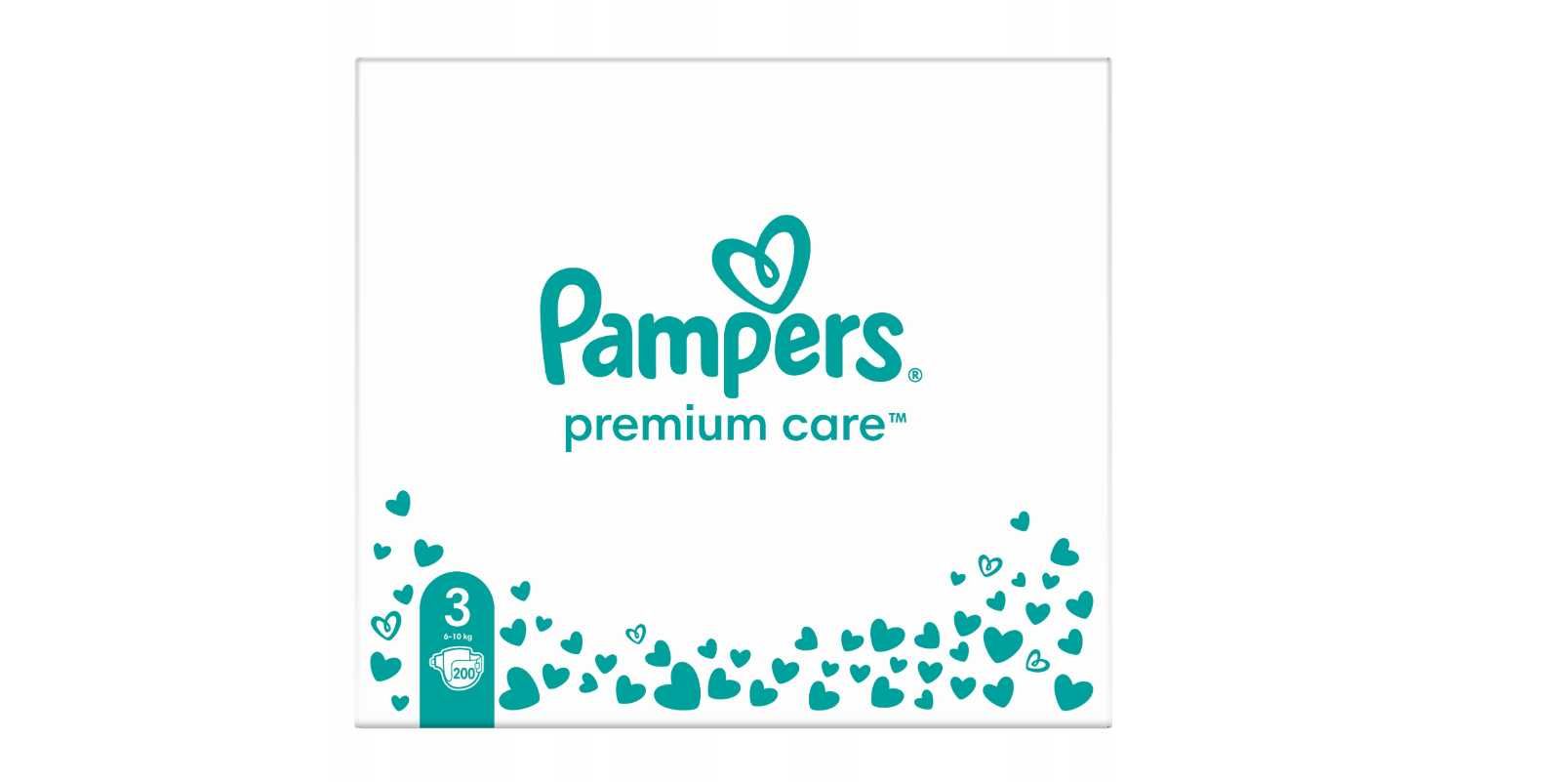 PAMPERS PREMIUM Pieluszki Pampers Care Rozmiar 3 200 szt !! OKAZJA !!