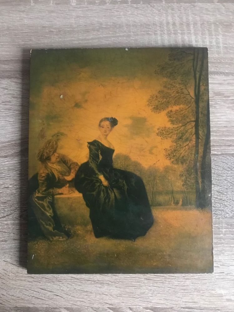 Репродукция картины Антуан Ватто «Капризница» 1718г