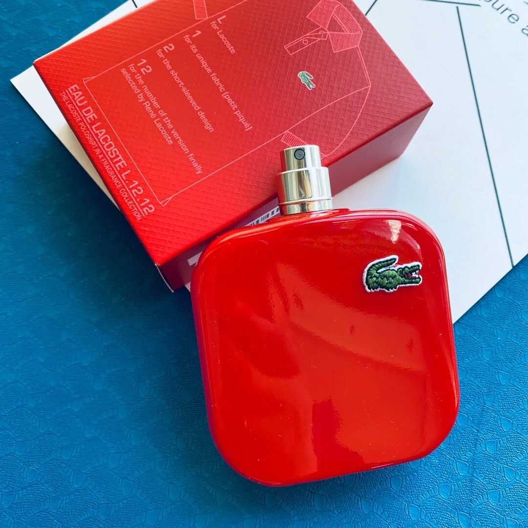 Męska woda toaletowa Crocodile Lacoaste Red Style w kolorze czerwonym