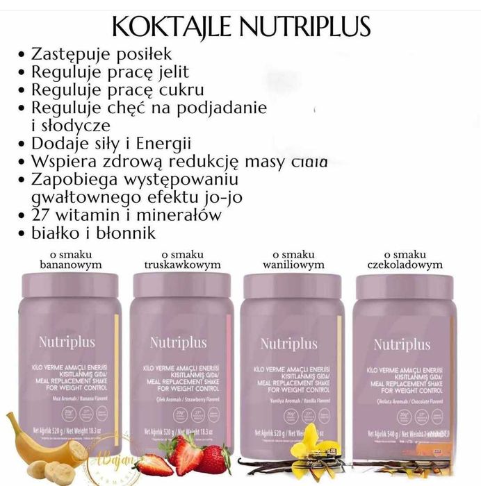 Posiłek zastępczy -wsparcie w odchudzaniu  .Super Promocja