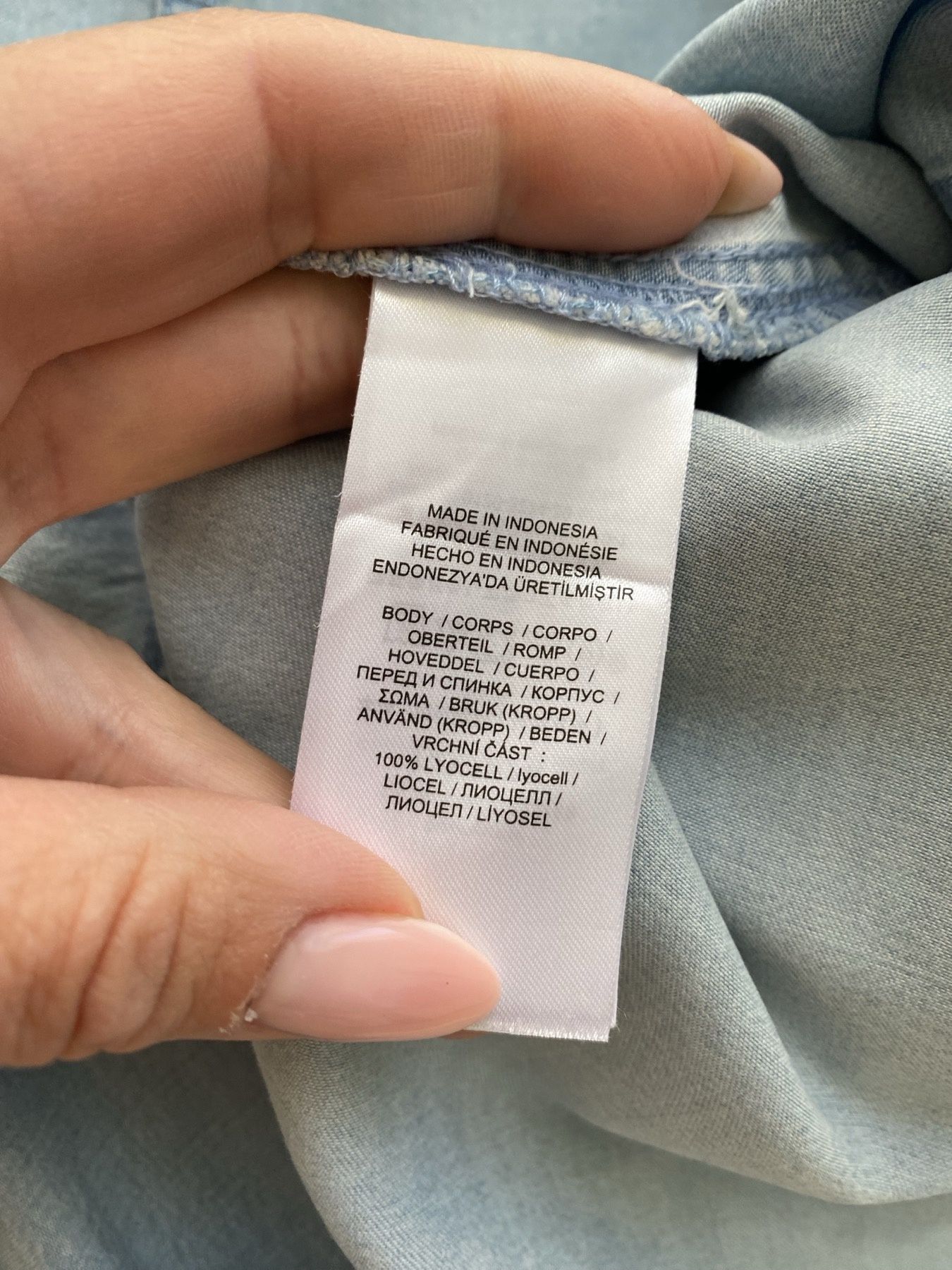 Polo Ralph Lauren женская джинсовая рубашка, рубашка оверсайз з поясом