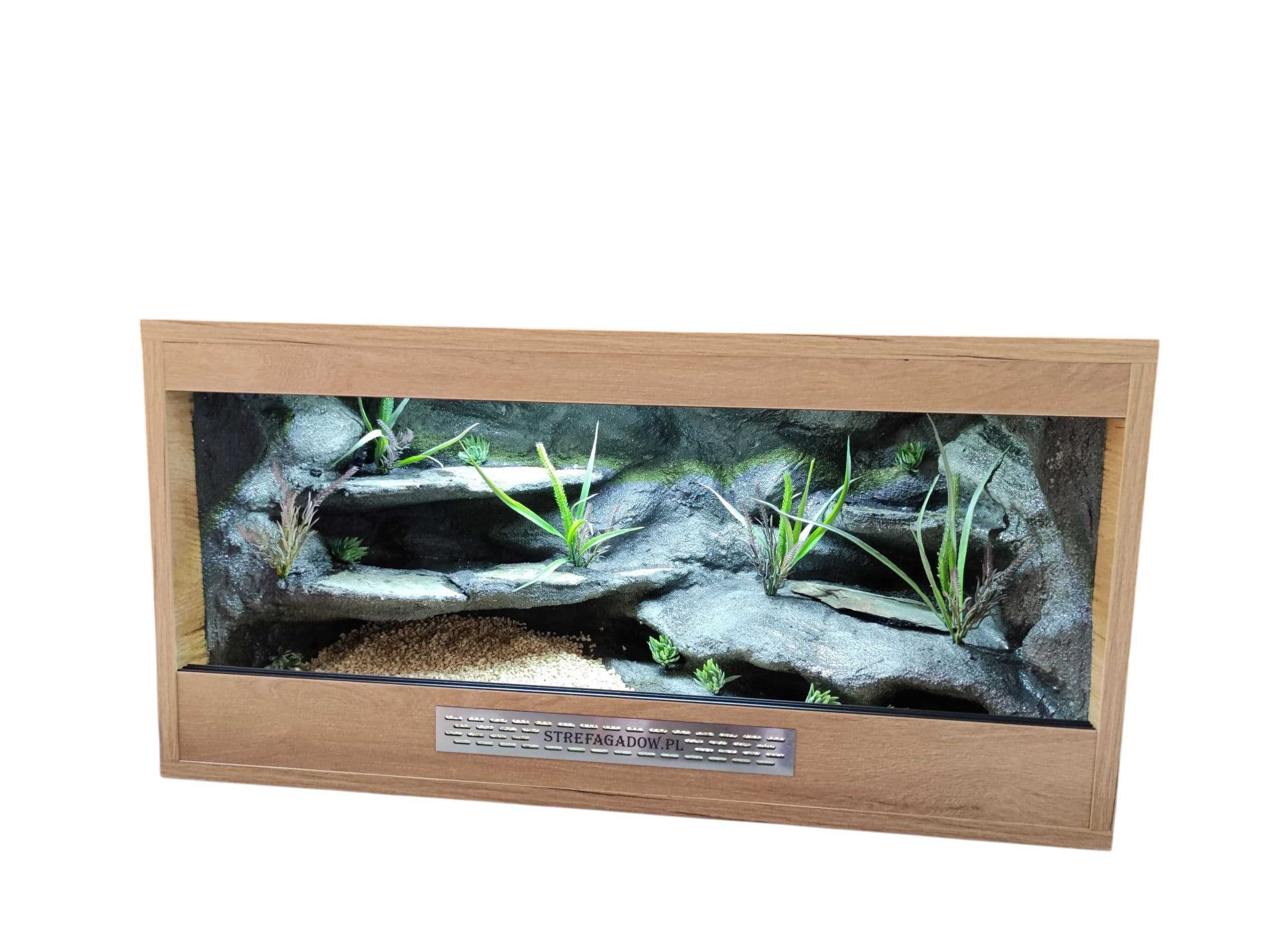 Terrarium pustynne nr744 80/40/40 dla gekonów lamparcich DOSTĘPNE