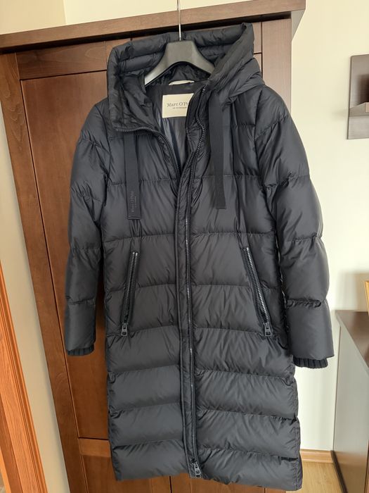 Marc O'Polo - Płaszcz puchowy - rozmiar 40 -stan idealny deep blue sea