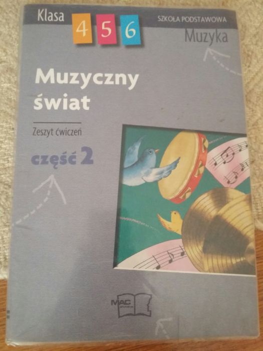 Muzyczny świat zeszyt ćwiczeń cz.2, częściowo uzupełnione