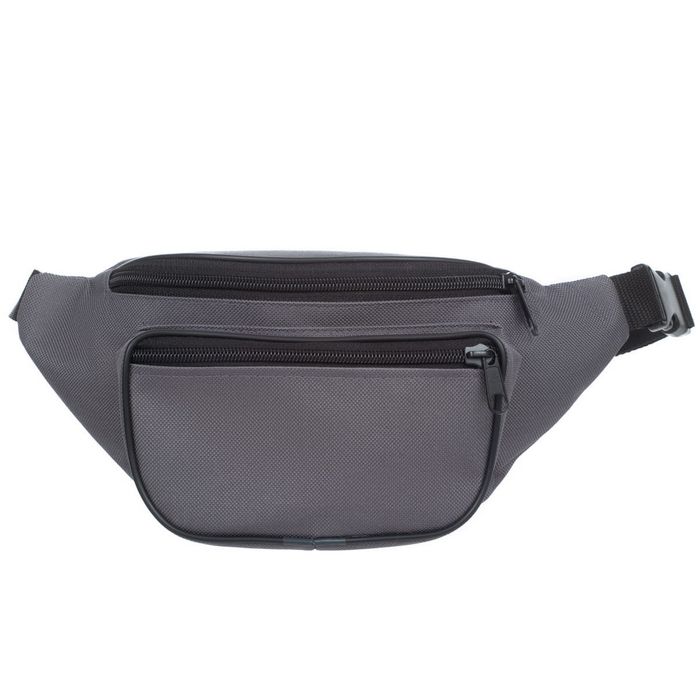 NERKA saszetka biodrówka solidna polska N001 c.szara