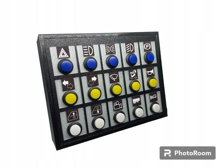 Button Box Panel Gamingowy Ats Ets Assetto Corsa Sim Racing Podświetle
