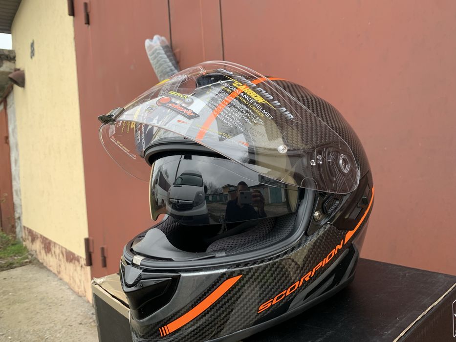 Мотошолом, шолом Scorpion Exo 1400 air Carbon, m(57-58cm)