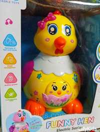 Музична іграшка Курка-несучка 0616, несе яйця, музика,світло.