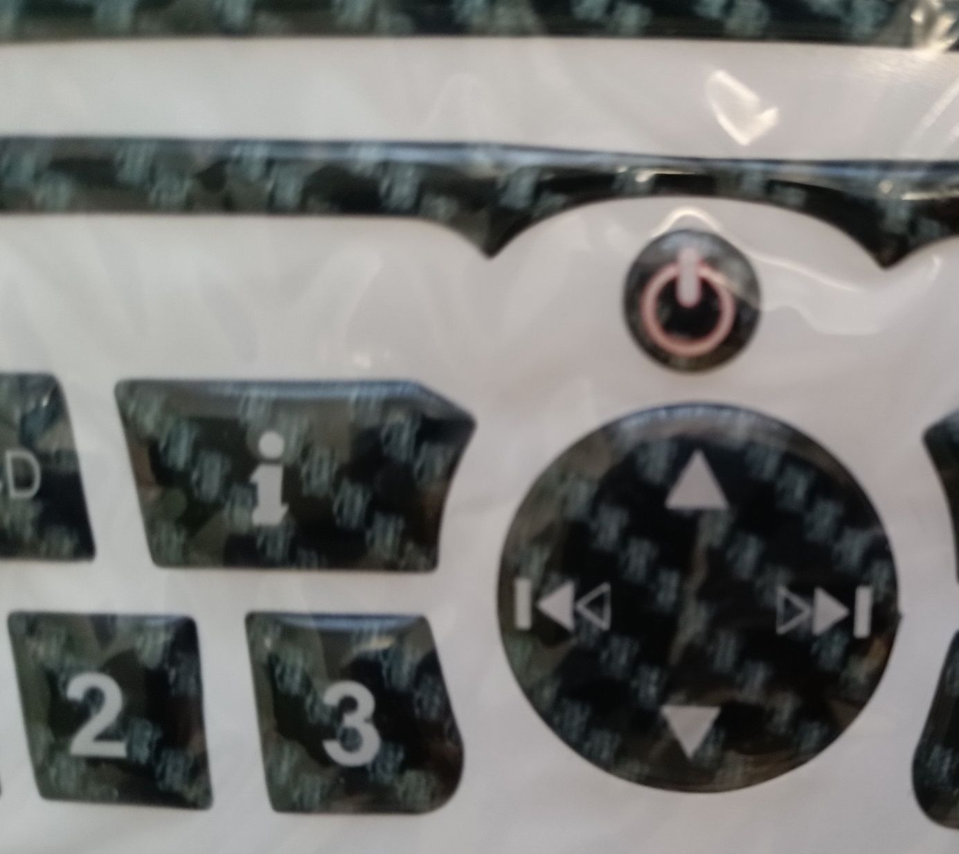 Radio panel przyciski Megane III Scenic III naklejki naprawa