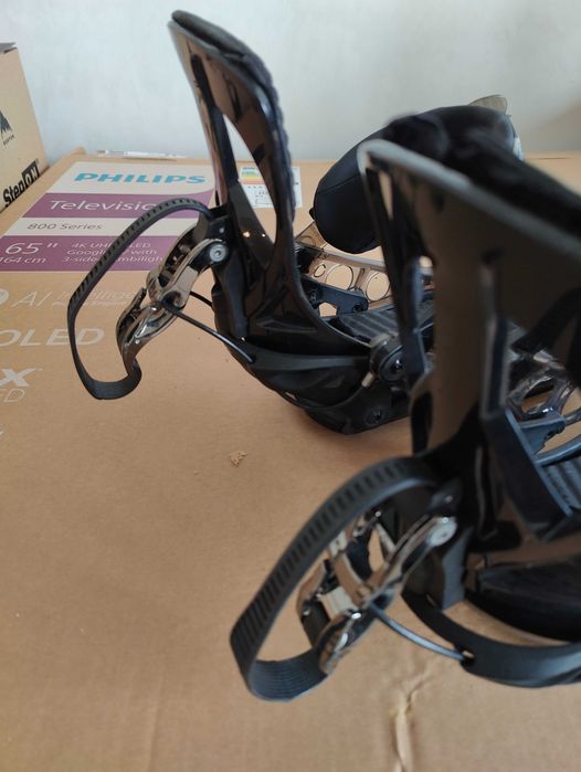 Wiązania snowboardowe K2 Cinch Tryst Black szybko wpinane odchylane