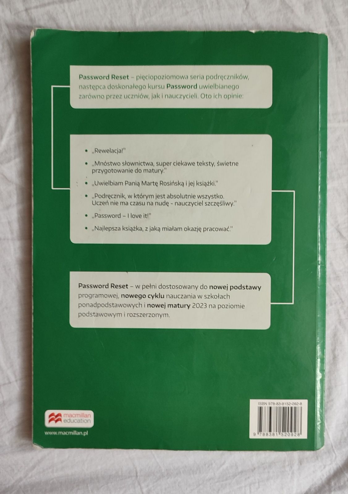 Password Reset B1+ Student's Book (podręcznik) - Macmillan