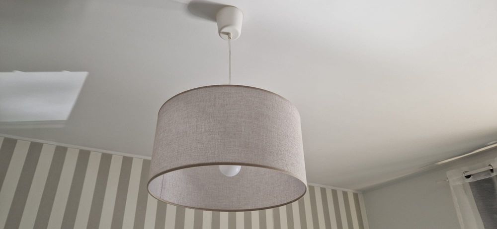 Candeeiro Teto Cinza prata