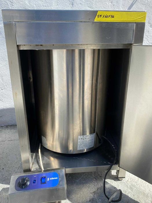 Aquecedor de pratos elétrico em inox