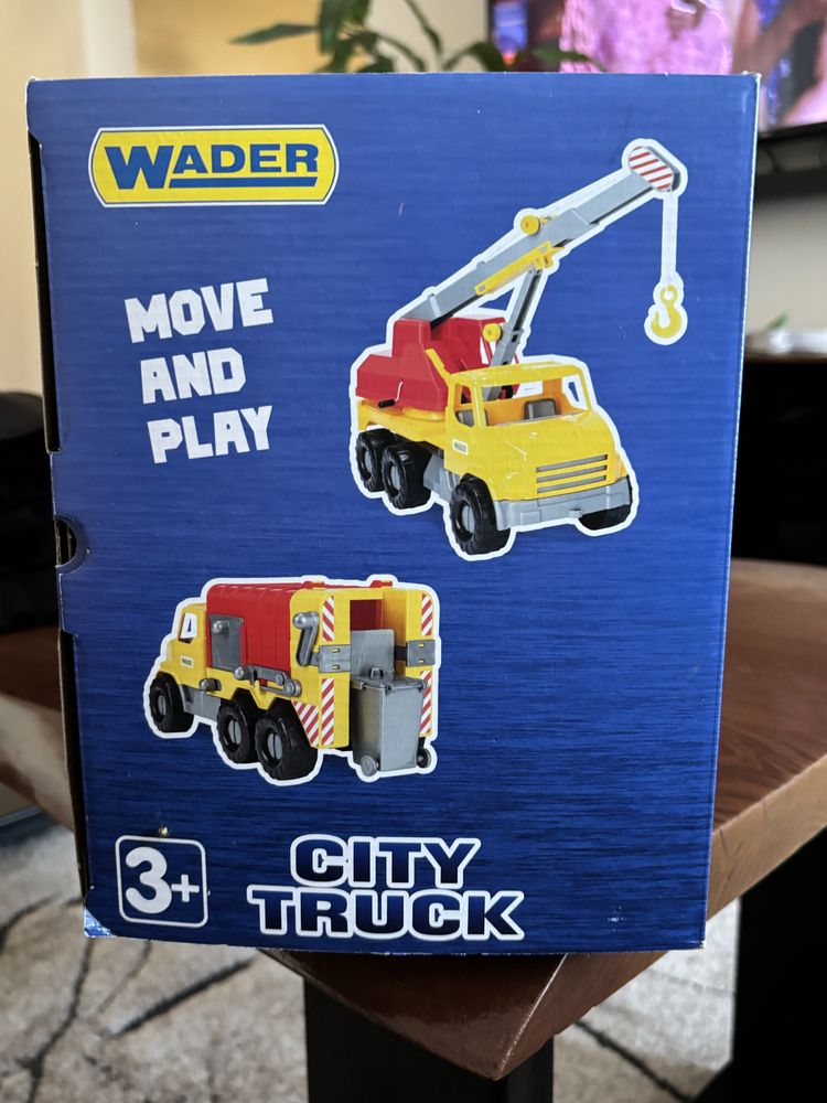 WADER Pojazd City Truck Dźwig